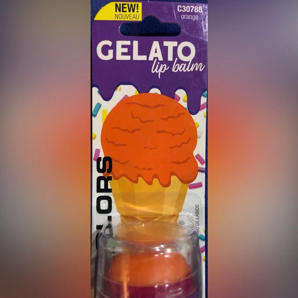 2pack gelato flavored lip gloss in chocolate strawberry mint orange &‎ vanilla